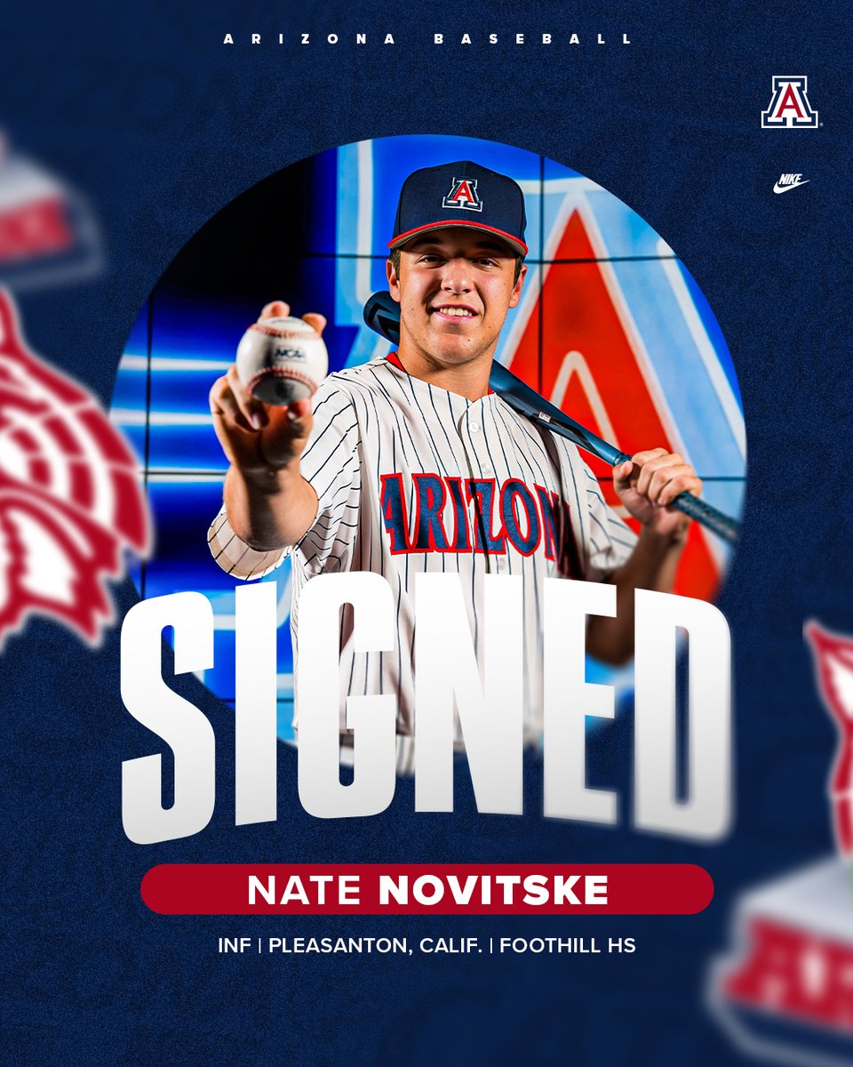 ✍️ SIGNED!

Big stage baller, this seven-time PG All-Tournament Team infielder is a Wildcat! Welcome to Tucson, <a href="/NateNovitske/">Nate Novitske</a>! 🌵⚾️ #BearDown