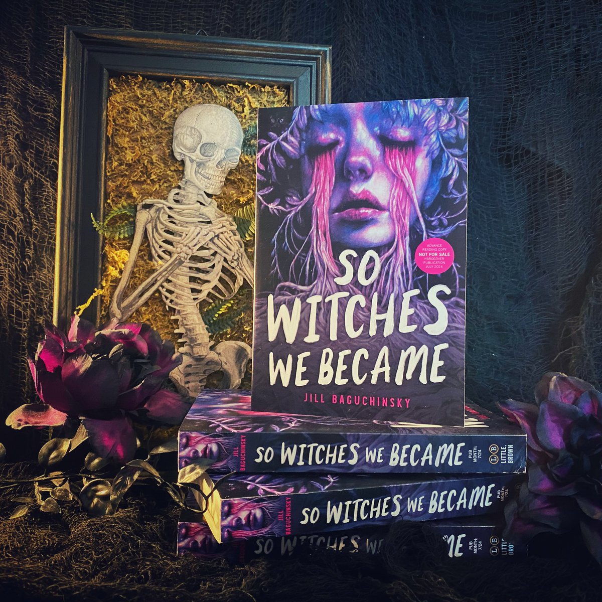 COVER REVEAL!! Artist Marco Mazzoni and designer Jenny Kimura absolutely nailed the cover of SO WITCHES WE BECAME (July 23 2024). I’m obsessed. 

Thank you to @TheNovl for spotlighting this gruesome beauty!