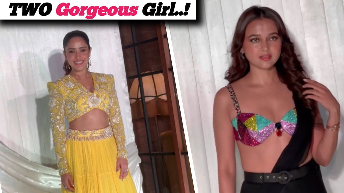 youtu.be/XNeWDbgbq-A
TWO GORGEOUS GIRL..! | Tejasswi Prakash & Nushrratt Bharucha Attend a Diwali Party in Bandra 
 #TejasswiPrakash #NushrrattBharuccha #diwalicelebration #diwaliparty