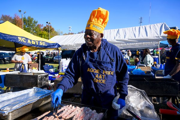 ncatsuaggies's tweet photo. Is it just us or was #NCAT Homecoming 2023 one of the best ever??!! 

80K Aggies, friends and family gathered for pure fun and fellowship. https://t.co/BJswaAZ2IN