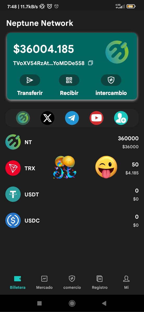zarichaudhary40's tweet image. #JOIN_AIRDROP

➡️Open the website down load application create account and use COAD EARN 500$ token 

➡️Official website: neptune.bet

➡️Official code: K15VFP

#NTNetwork #NeptuneNetwork $RATIO