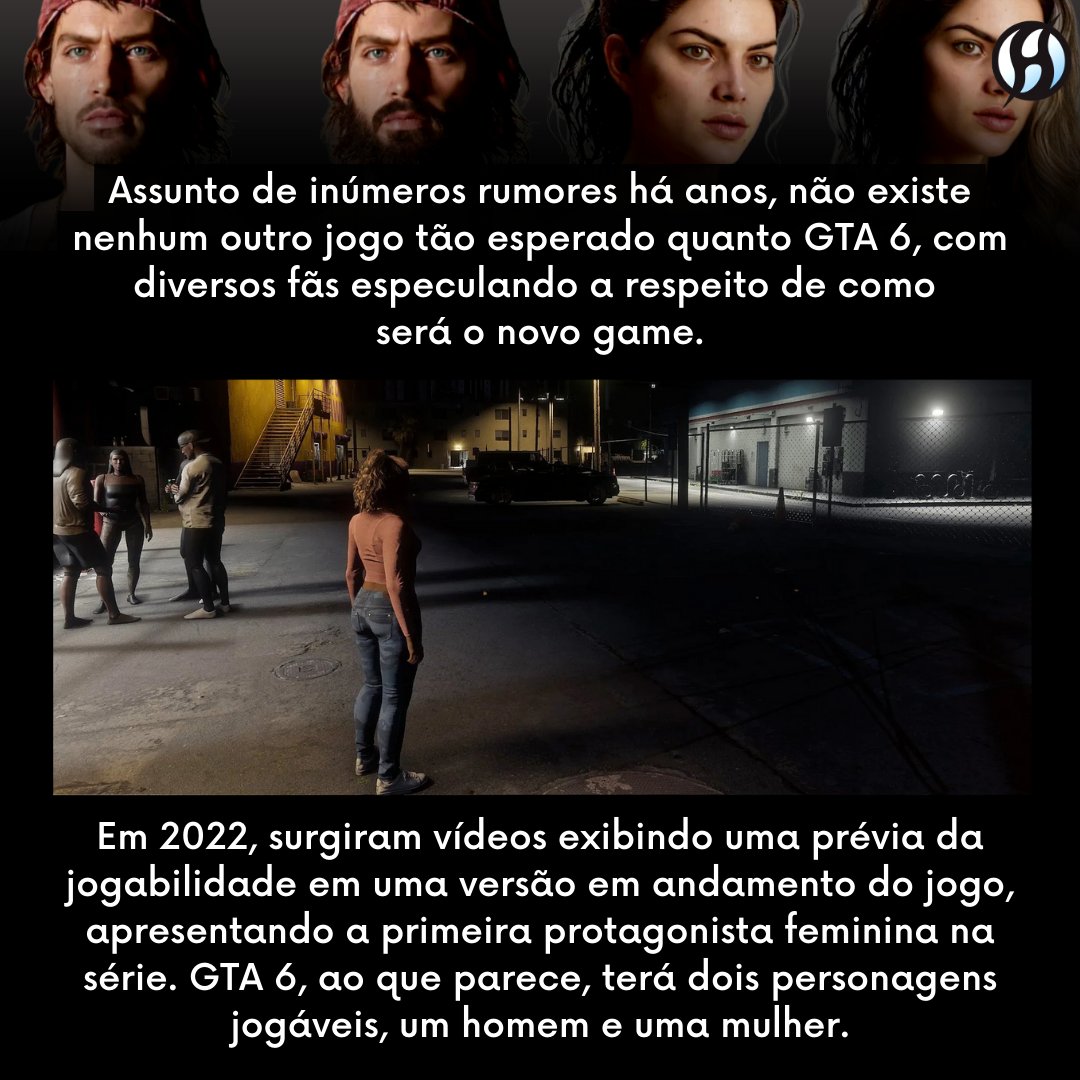 GTA 6 Terá 3 Protagonistas jogaveis ao invés de 2