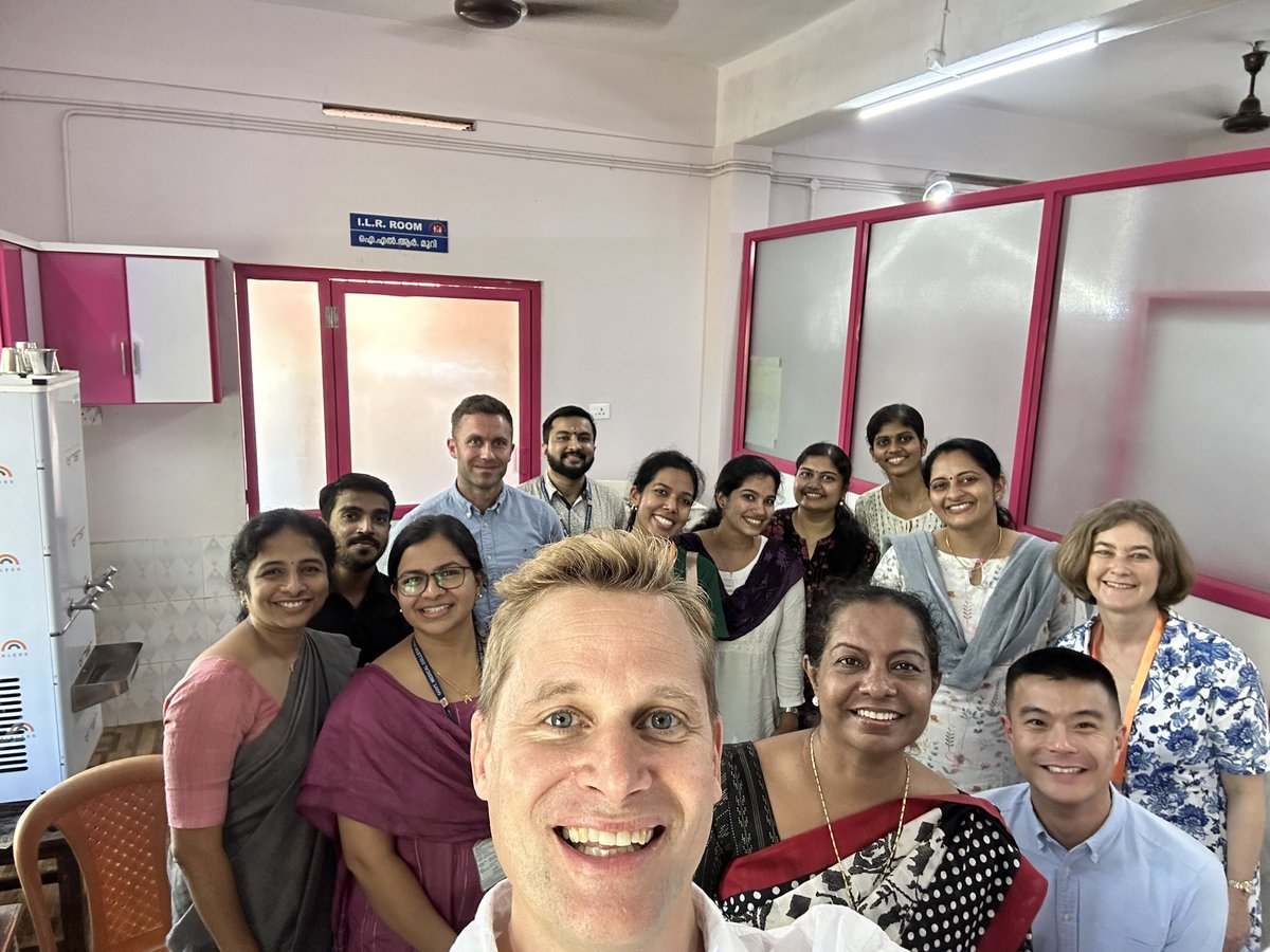 KevvyA's tweet photo. Amazing days visiting Kottayam medical college and community medicine clinics and then today @hospital_kims Family medicine centres. So many opportunities for collaboration and joint learning @HNYPartnership @HaxbyTraining @selbygp #teamGP https://t.co/v07lA9qKef