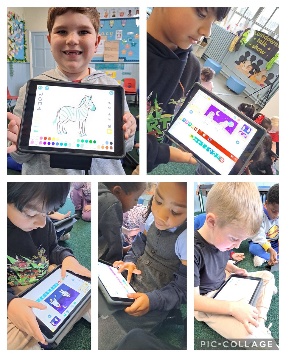 An introduction to coding using Scratch jnr this afternoon. The children thoroughly enjoyed making their characters and adding backdrops! <a href="/LansdownePS/">Lansdowne Primary</a>