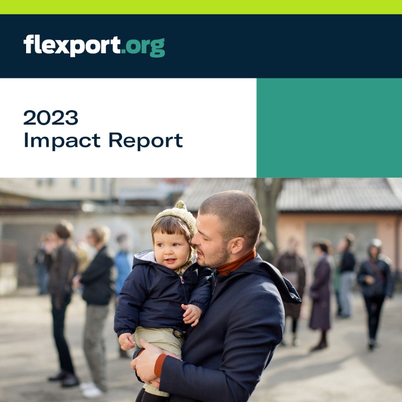 flexport's tweet photo. We’re thrilled to share our inaugural Impact Report, a comprehensive look at how https://t.co/teGZ10mNl8 and its network of over 400 nonprofits and humanitarian partners have come together to address some of the world’s most pressing humanitarian needs from Jan. 2022-July 2023