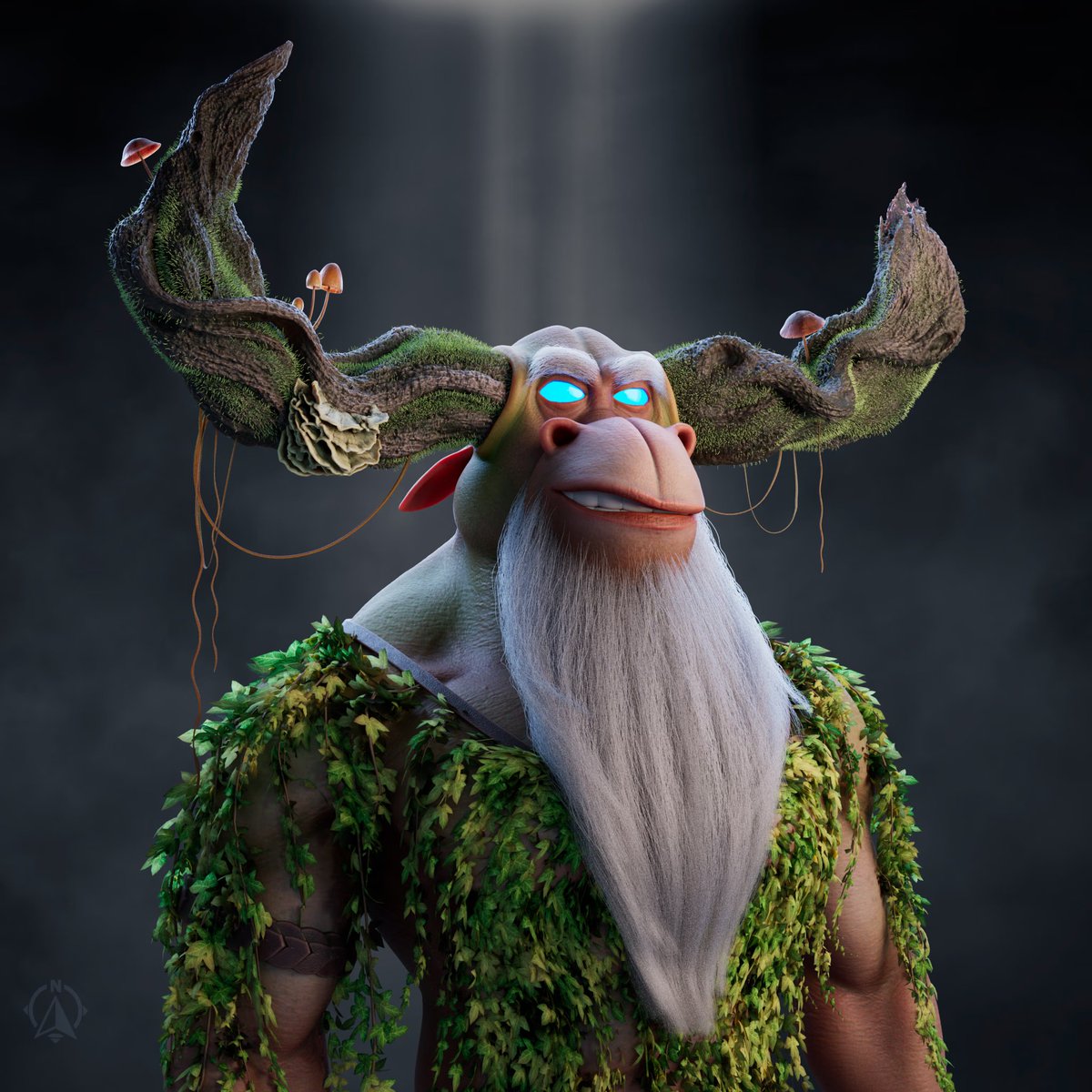 Just minted God Ape #500. Finally got an epic forest god ape to go with my epic forest god bull <a href="/BullsApesProj/">Bulls and Apes Project</a> <a href="/AToD_BAP/">AToD_BAP</a>