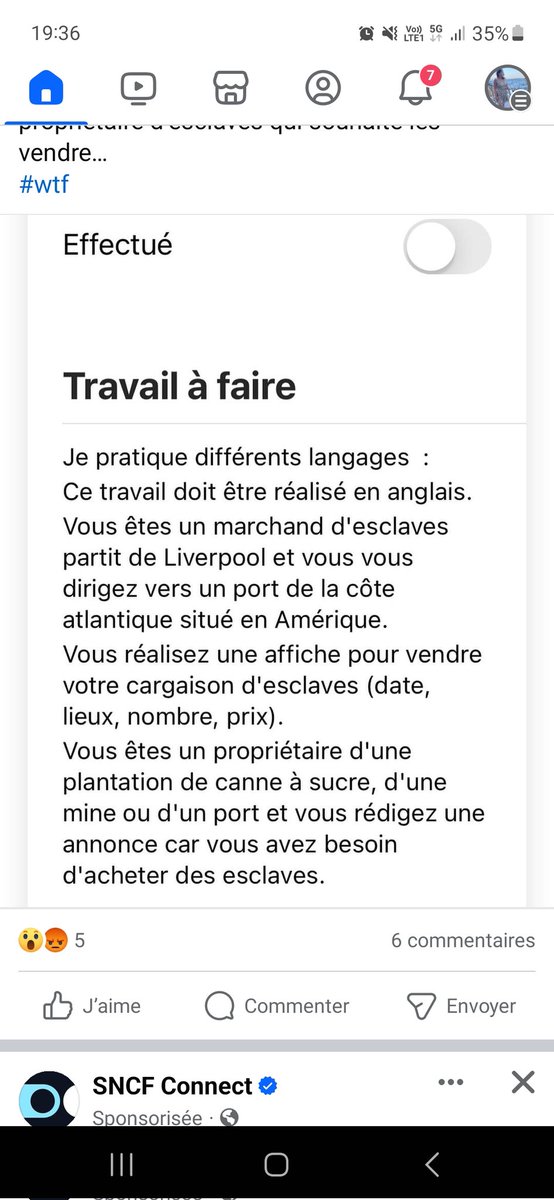 nelly_metay's tweet photo. Un devoir demandé à élève d'un college public dans le Lot-et-Garonne ! https://t.co/UnGphyV2G0