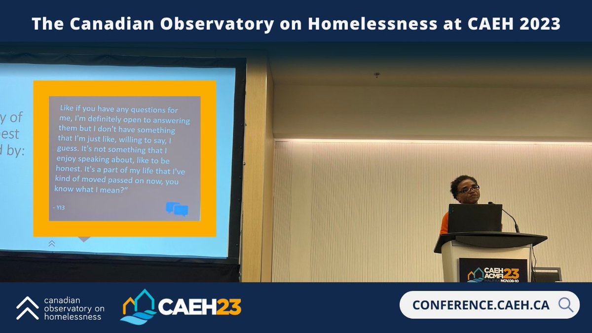 COH Researcher Nathan Okonta highlights a key consideration for research among Black youth: 'I had to be intentional in having conversations and building relationships with youth, rather than conducting interviews, to learn their stories.' #CAEH23