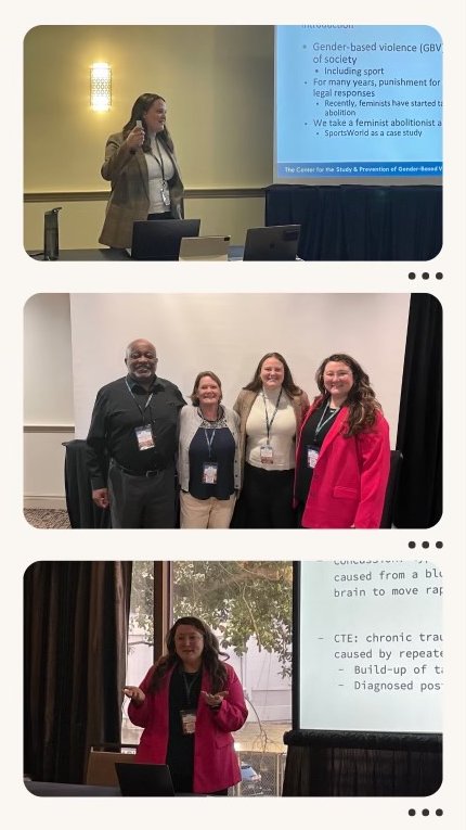 We are so proud of our graduate researchers who presented in New Orleans this past weekend!