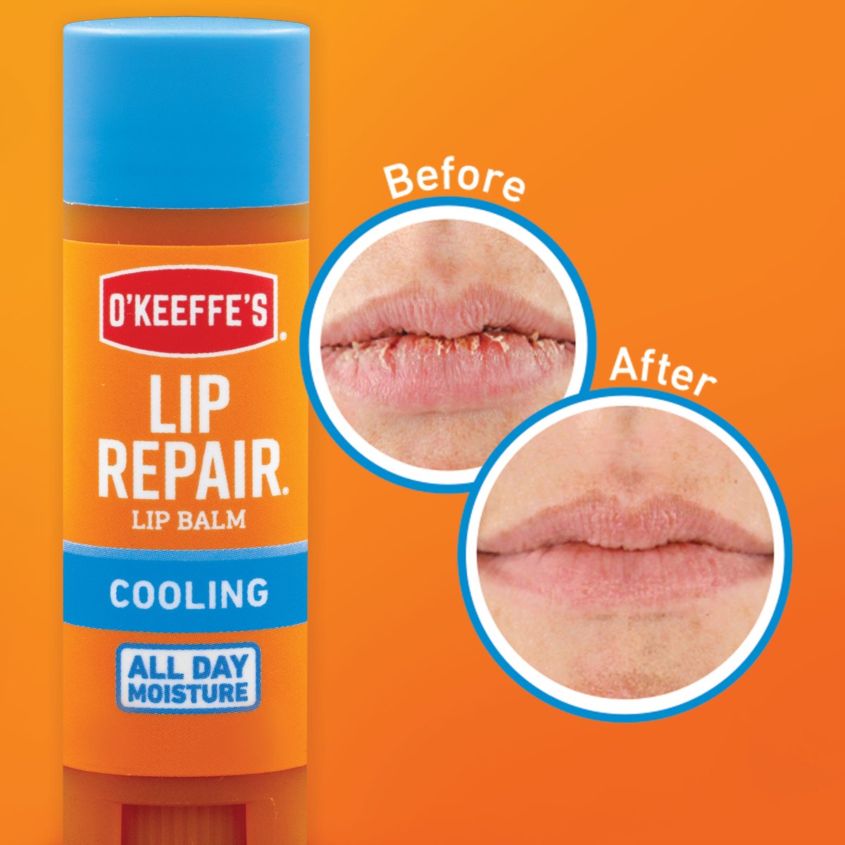 O'Keeffe's Lip Repair Cooling Relief heals, relieves, and repairs extremely dry, cracked lips.

#liprepair #drylips #chappedlips #lipbalm