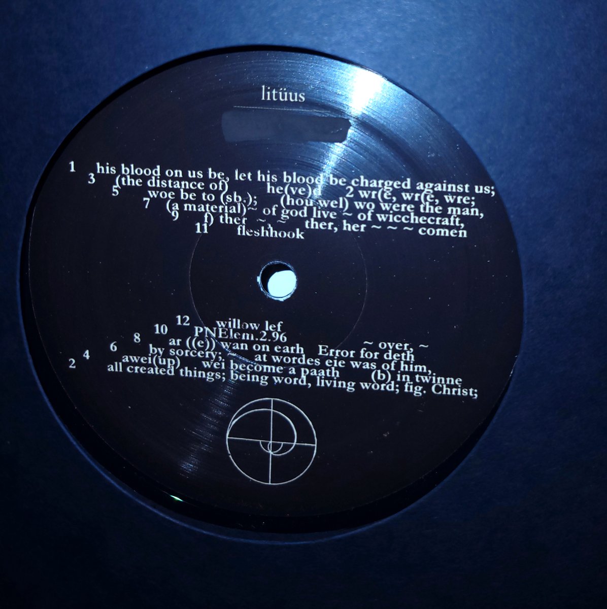 ChainedLibrary's tweet image. final litüus release. The body of work spanned from 2011 - 2023. First show was a Haters show in my living room in Madison WI in 2011. Last show was a ketamine rave on the first day of COVID-19 Lockdown to lost disinterested children.
Mastered by Kris Lapke
text by KM