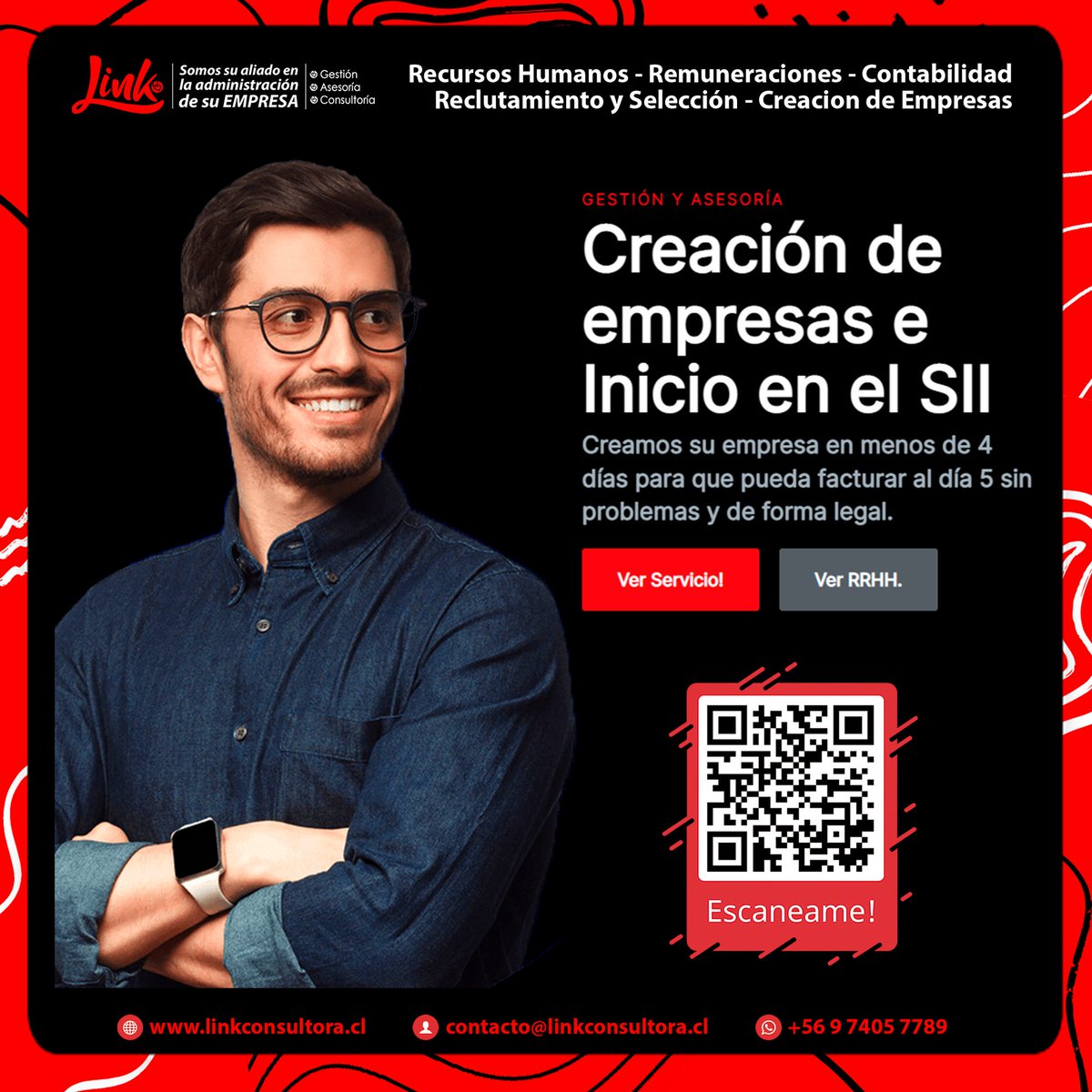 RRHHchile's tweet photo. https://t.co/yjbmJBdAGg

#linkconsultora 
#pyme #emprededores #emprende #asesoria #servicios #pymechile #emprendedoras #emprendimiento #asesores #contabilidad #recursoshumanos #remuneraciones #leyessociales #emprendo #emprendedores #pymeschile #pymes #gestion 
#Chile https://t.co/0Y12NYR9TE