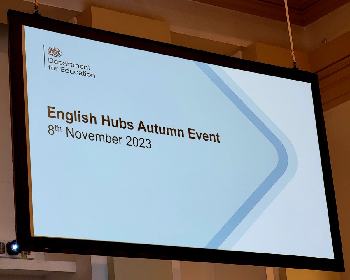 outwoodeh's tweet image. 🧡✨️ An absolute pleasure to hear @NickGibbUK speak at the DfE National English Hub event. We are proud to be making a difference in #earlyreading and improving outcomes in reading! ✨️🧡
#Englishhub