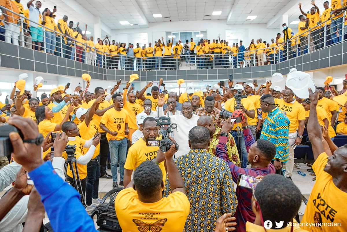 AlanKyerematen's tweet photo. I would like to express my heartfelt gratitude to all Ghanaians who've joined the Movement For Change @movement4chan

I want to especially thank the amazing volunteers in Greater Accra who attended today's Orientation and Onboarding session! Your energy and dedication are truly commendable. 

Let's keep the fire burning! Spread the word and encourage others, especially Ghanaian youth, to join us in shaping a brighter future for Ghana.

#VolunteersForChange #MovementForChange #ghanawillriseagain