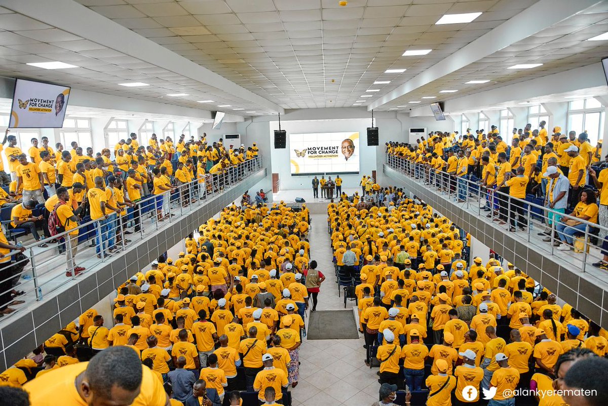 AlanKyerematen's tweet photo. I would like to express my heartfelt gratitude to all Ghanaians who've joined the Movement For Change @movement4chan

I want to especially thank the amazing volunteers in Greater Accra who attended today's Orientation and Onboarding session! Your energy and dedication are truly commendable. 

Let's keep the fire burning! Spread the word and encourage others, especially Ghanaian youth, to join us in shaping a brighter future for Ghana.

#VolunteersForChange #MovementForChange #ghanawillriseagain
