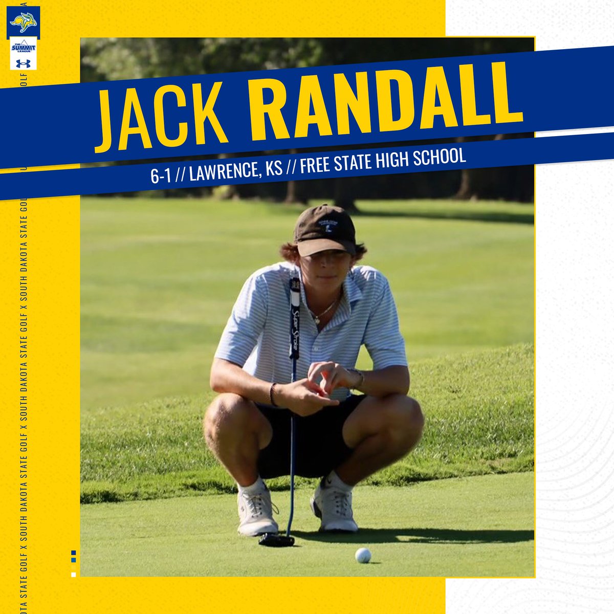 GoJacksMGolf's tweet photo. A Kansas native with Jackrabbit ties! 

✍️ Welcome to South Dakota State, Jack!

#GoJacks 🐰 https://t.co/46lKHZtT0T