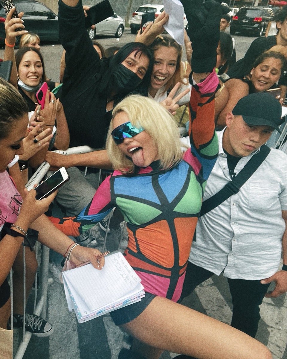 Mientras tanto Miley Cyrus cuando vino a Argentina