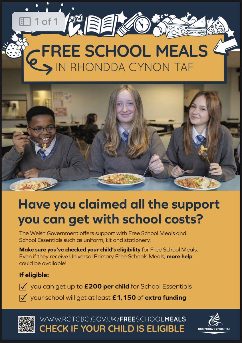 Hawthorn High School/Ysgol Uwchradd y Ddraenen Wen (@hawthornhighsch) on Twitter photo 📣Attention all Parents/Carers📣
Are you eligible?
More information here:
youtube.com/shorts/bVGanMx…
<a href="/RCTCouncil/">RCT Council</a> 📣Attention all Parents/Carers📣
Are you eligible?
More information here:
youtube.com/shorts/bVGanMx…
<a href="/RCTCouncil/">RCT Council</a>