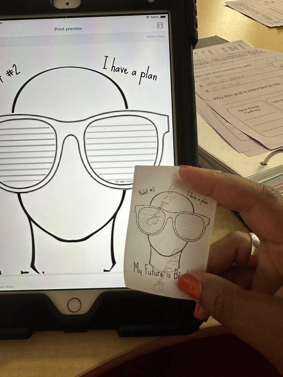 RiddickRobbin's tweet image. Love my sticker printer from phonemo printer @PhomemoOfficial .  Each student received a sticker after our lesson to remind them that their future is BRIGHT! #MsRobbinsNest #myfutureisbright #schoolcounseling