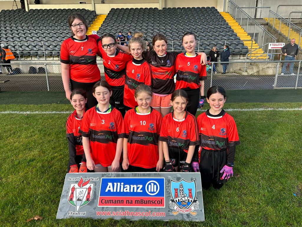 Some of our finalists from today's @AllianzIreland Girls Football finals! Well done to all involved!