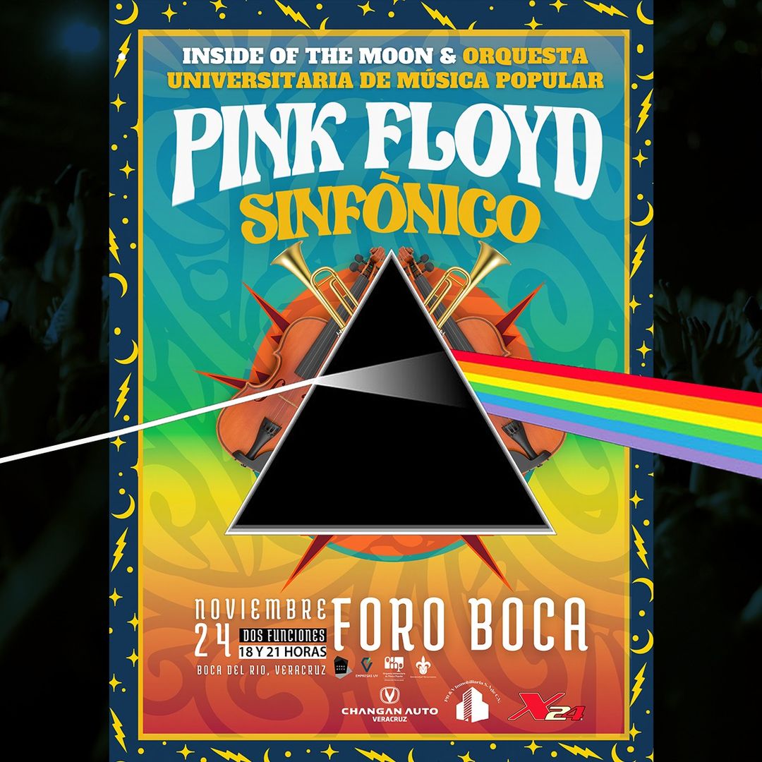 LuzioUV's tweet photo. #RegiónVeracruz 
Música y emociones en: "Pink Floyd Sinfónico"🔺 
¡Asegura tus boletos ahora mismo en https://t.co/d3YAdEWq71 y prepárate para una experiencia musical inolvidable! 
24 de noviembre | Foro Boca https://t.co/fMCGwp2hCb