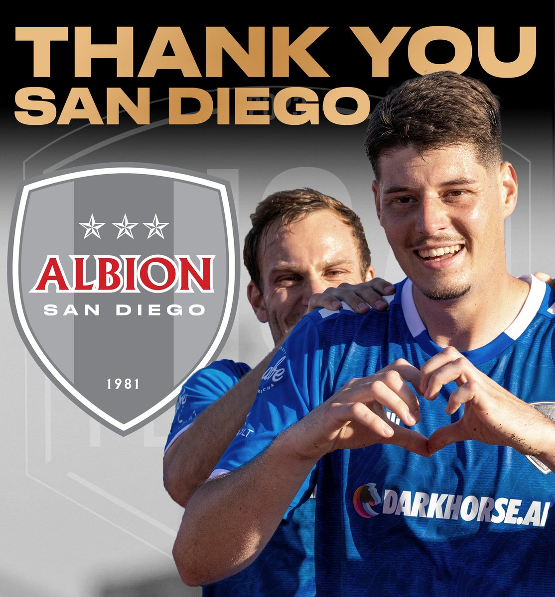 ALBION San Diego has had a tremendous 2023 season with many major achievements. We are extremely proud to have been able to represent San Diego and all of our AMAZING fans that support us week after week.

We cannot thank you enough. GO ALBION!!🔥🔥🔥

#ALBIONSanDiego
#RUNASONE