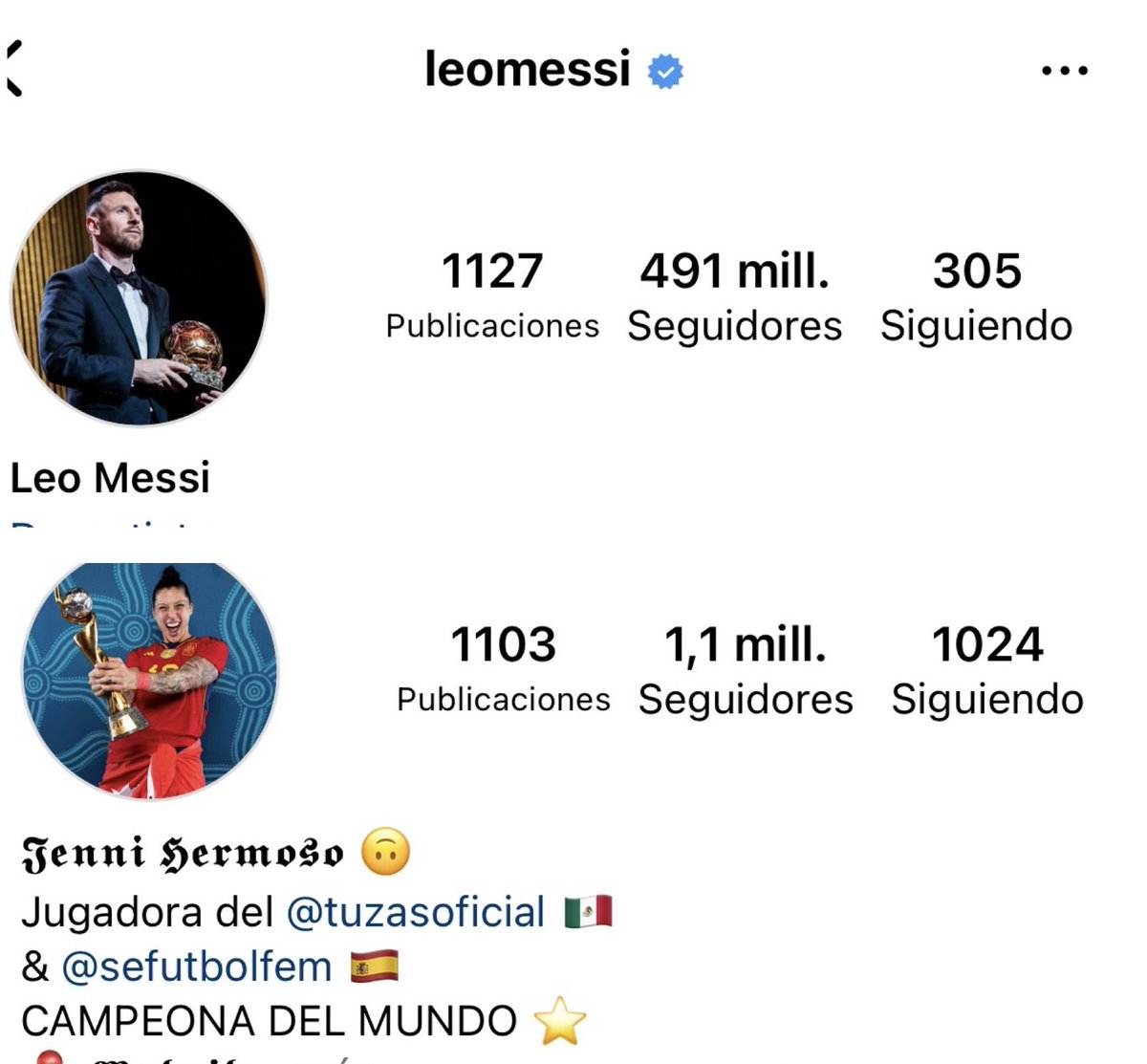 Que dice la Jenni que salvo la fuerza no hay diferencia con D10S…
