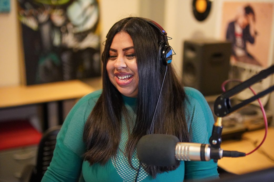 Tune in to catch @nudiaonair spinning the music you need to get through the day! Listen from 1-5pm every weekday on 91.1 FM 📻 Vocalo.org/player