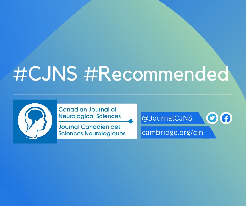 #Recommended #CJNSArticle #Gradingscale for Embolization of Middle meningeal artery (EMMA) for chronic subdural hematoma - <a href="/shivajai1/">Jai Shankar</a> - doi.org/10.1017/cjn.20…

#FirstView #OpenAccess #Embolizationofmiddlemeningealartery
#chronicsubduralhematoma
@CNSFNeurolinks <a href="/CambUP_Psych/">Cambridge UP - Psychology & Psychiatry</a>