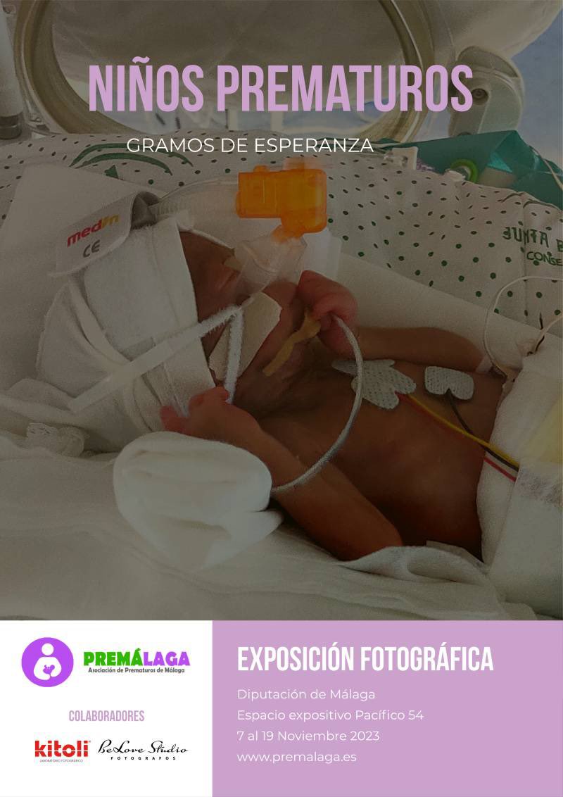 Ya puedes visitar la Exposición fotográfica Niños Prematuros GRAMOS DE ESPERANZA en la diputación de Málaga. 

Hasta el día 19 tienes ocasión de verla, ¡no pierdas la oportunidad!
💜💜

premalaga.es/exposicion-gra…  <a href="/diputacionMLG/">Diputación de Málaga</a> <a href="/malaga/">Ciudad de Málaga</a> <a href="/HRegionalMalaga/">Hospital Regional Universitario Málaga</a> <a href="/NeonatosHRUM/">Neonatología_HRU_MALAGA</a>