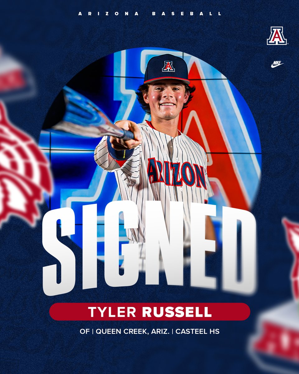 Arizona Baseball (@arizonabaseball) on Twitter photo ✍️ SIGNED!
Keeping it in the Russell fam with an outstanding outfielder! Welcome to the team, <a href="/tyler_russell33/">Tyler Russell</a>! 🌵⚾ #BearDown ✍️ SIGNED!
Keeping it in the Russell fam with an outstanding outfielder! Welcome to the team, <a href="/tyler_russell33/">Tyler Russell</a>! 🌵⚾ #BearDown