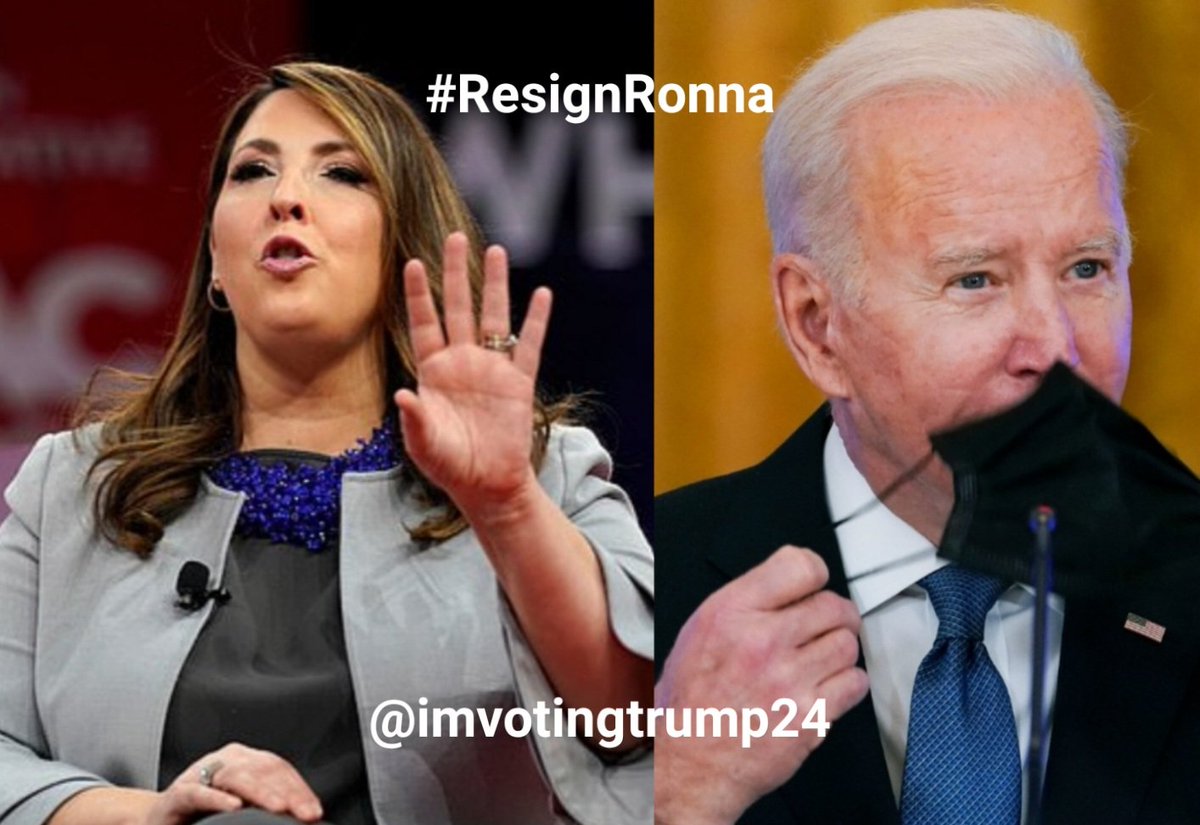 GenXStreetTaco's tweet photo. Yep @GOPChairwoman is doing to the @GOP what @JoeBiden is doing to America- prove me wrong, I'll wait...
#ResignRonna #ImVotingTrump https://t.co/Ou2y1M7KP9