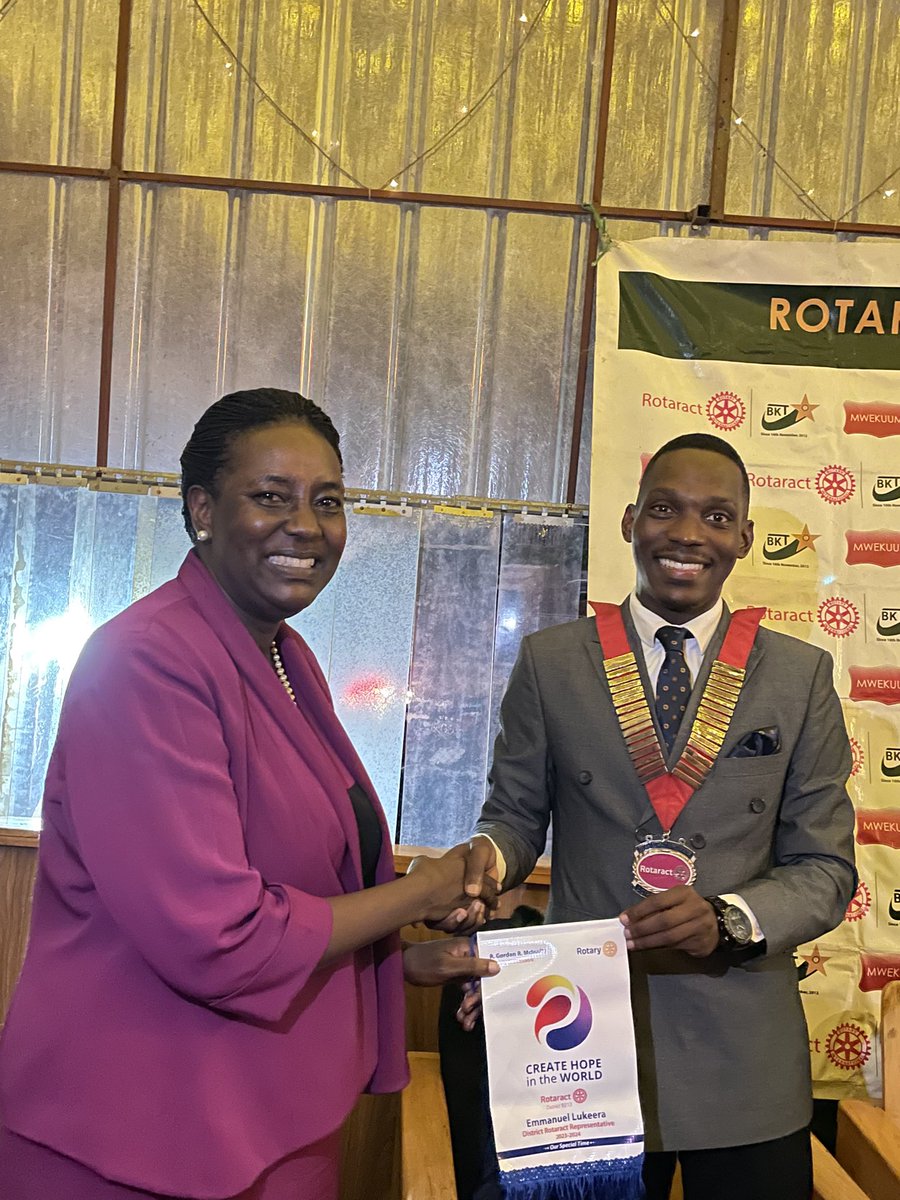 President Pius and members of the Rotaract Club of Bukoto are doing a commendable job towards achieving their Club’s goals this year. I thank them for the results displayed so far. I urged them to stay focused on the prize. They’ve raised USD 130 towards our Rotary Foundation.
