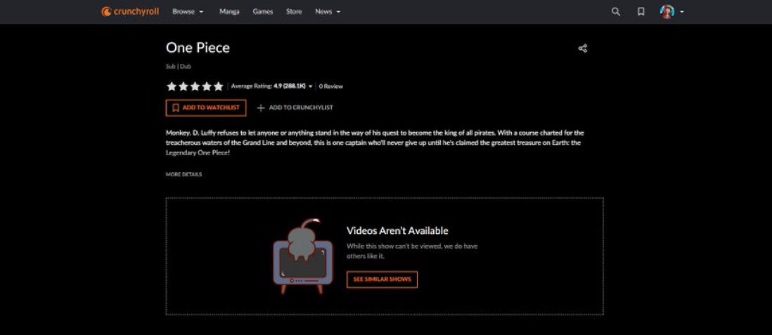 Crunchyroll Crashes as One Piece Episode 1071 Breaks the Internet