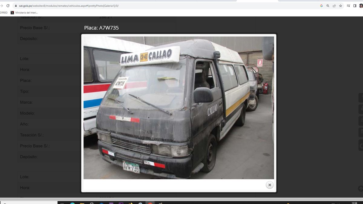 mal_menor's tweet image. Señor @rlopezaliaga1, hágale una favor a la ciudad y suspenda el remate vehicular del SAT. Por si no lo sabe, su gestión está subastando combis viejas con +30 años que volverán a las calles. Hay maneras de generar ingresos al municipio que no sean asfixiándonos con esa chatarra.