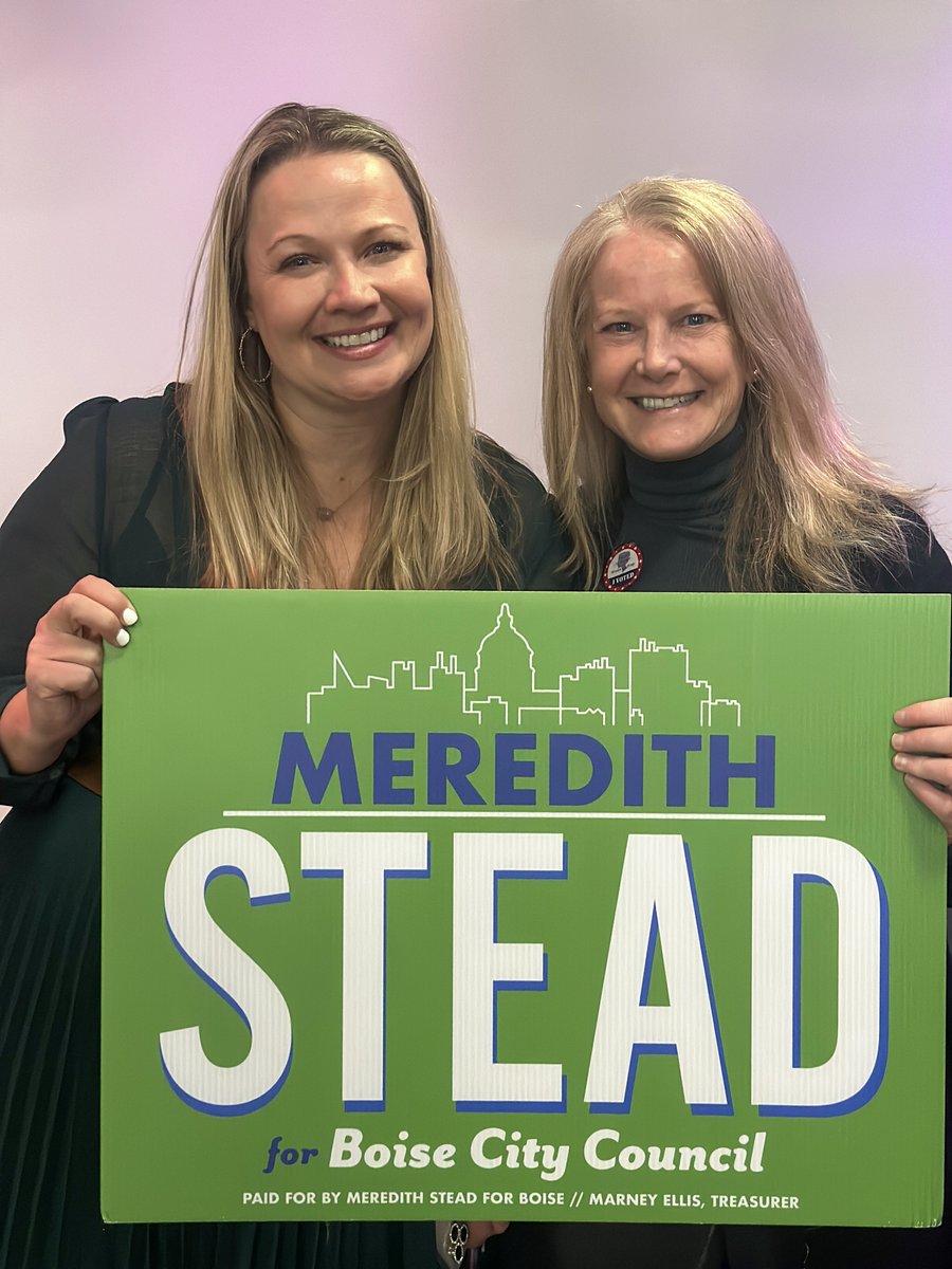 Meredith4Boise's tweet photo. We did it!

We knocked thousands of doors, talking to voters in every corner of District 5, and I am so thrilled to share that we won!

I want to express my deep gratitude for the support I’ve received on this journey... https://t.co/K6hGrID23c