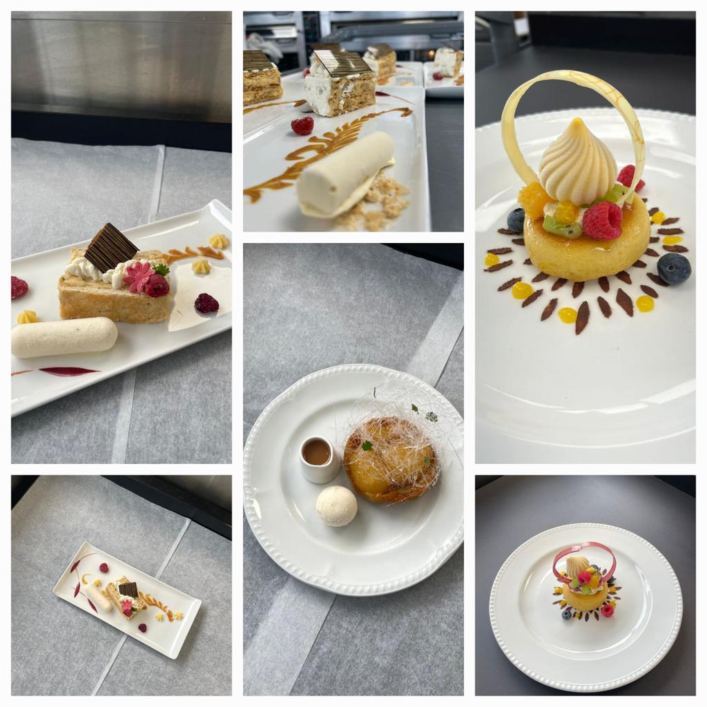 When a team works together, nothing is impossible!! Super creations by second year students The Art of Pastry Baking and Desserts Module
