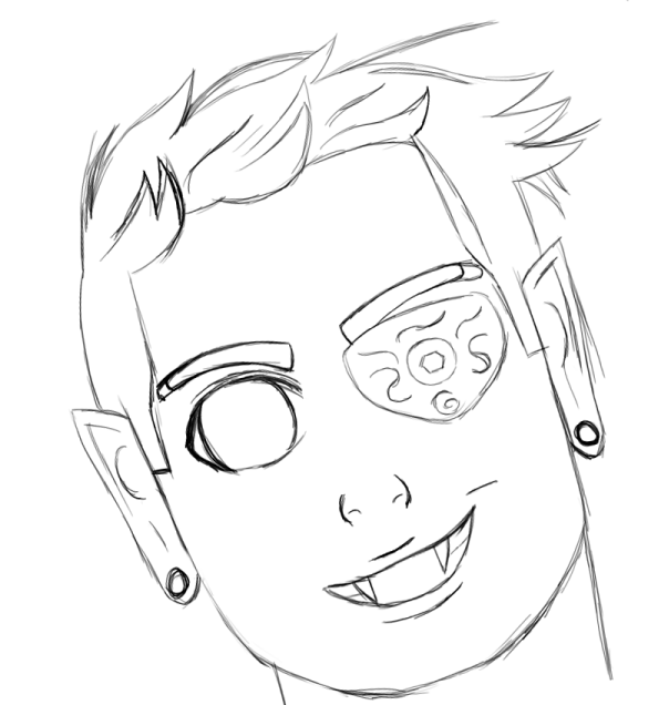 I started something for halloween and as per usual I didn't finish it, not even close