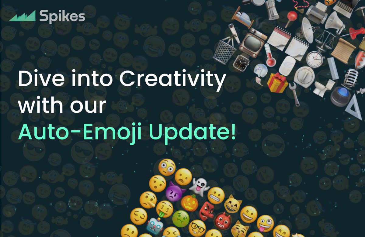 Spikes_St's tweet photo. 🌟 Add automatic emojis to your captions and have fun customizing them! 🎨🔧 Get ready to turn your videos into a visual masterpiece! 📹✨ 

Stay tuned for more exciting updates coming later this month! 🤩 #SpikesStudio #EmojiUpdate #AIEditing https://t.co/dZV5uVBcRq
