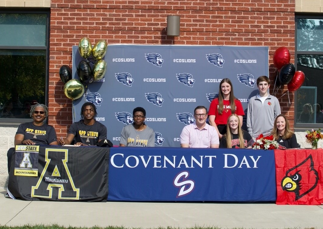 FALL SIGNING DAY: Congratulations to Emily Eaton (Field Hockey, Louisville) and Michael Marcus Jr. (Basketball, Appalachian State) on signing their NLI today to compete at the next level! We are proud of you!