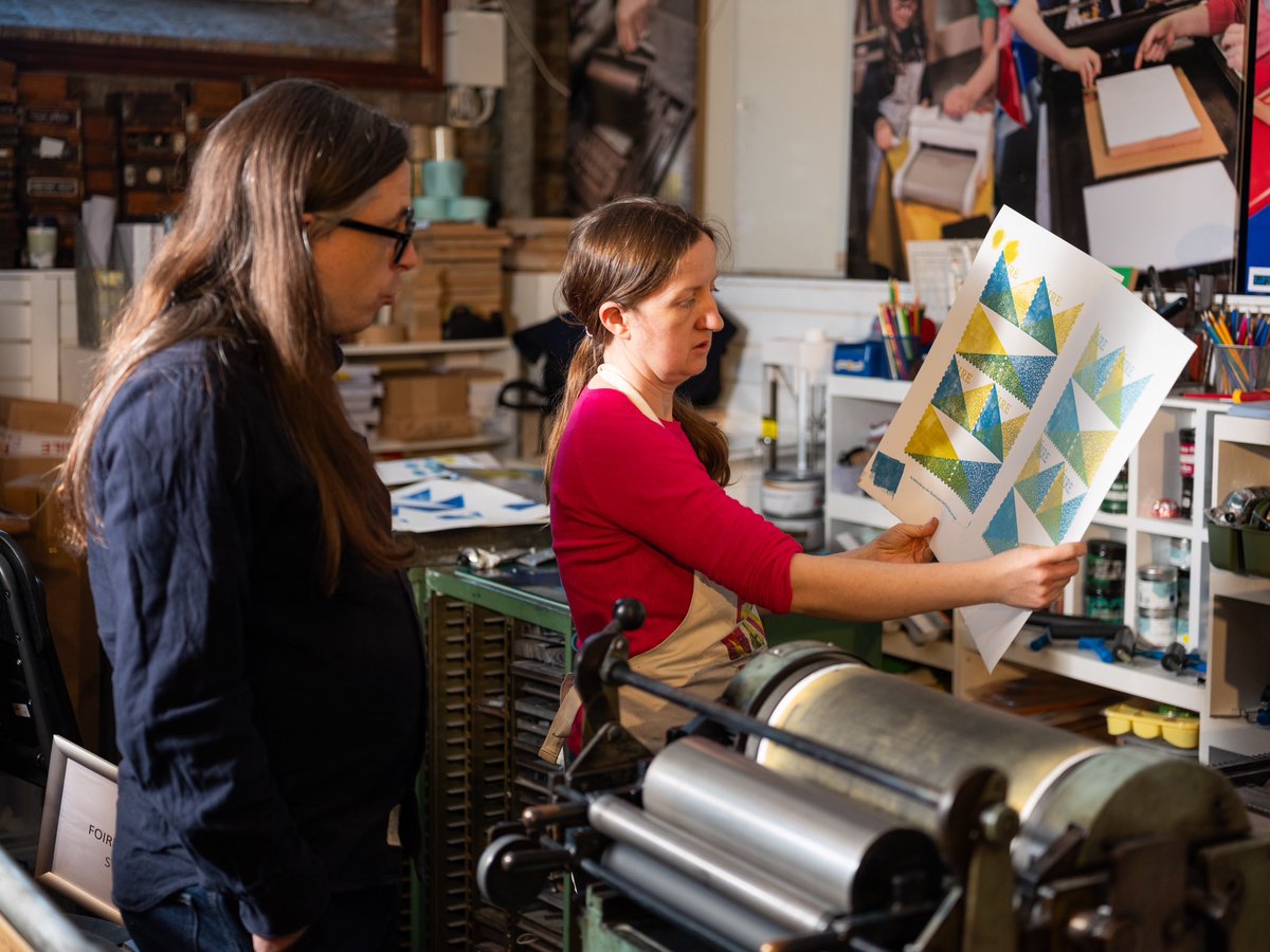 NatPrintMuseum's tweet image. Next week is @DCCIreland Design Week and we’ve not one but two events planned!

Curator’s Tour of Miniature Masterpieces - 100 Years of Irish Stamps fareharbor.com/embeds/book/na…

Designer’s Tour &amp;amp; Print Demo
fareharbor.com/embeds/book/na…

#irishdesignweek #irishdesignweek2023 #letterpress