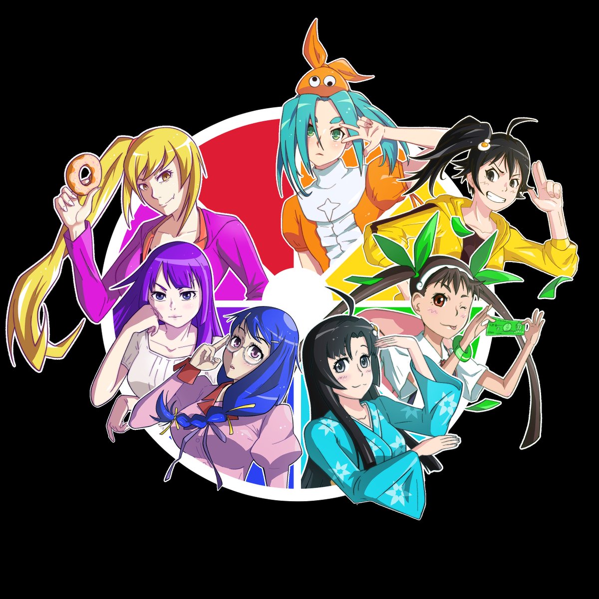 HatoSama96's tweet photo. We're almost at the end!
Many would have expected girl Shinobu or adult Kiss-Shot, but I chose to go with the teen version. There arenìt many illustrations about her online :c https://t.co/HJIvsrH1x6