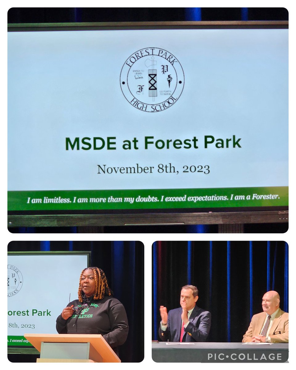Today, I was privileged to observe an extraordinary leader recount her journey of school  improvement!