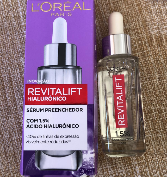 Sérum Preenchedor Facial Anti-idade L’Oréal Paris Revitalift Hialurônico, 30ml