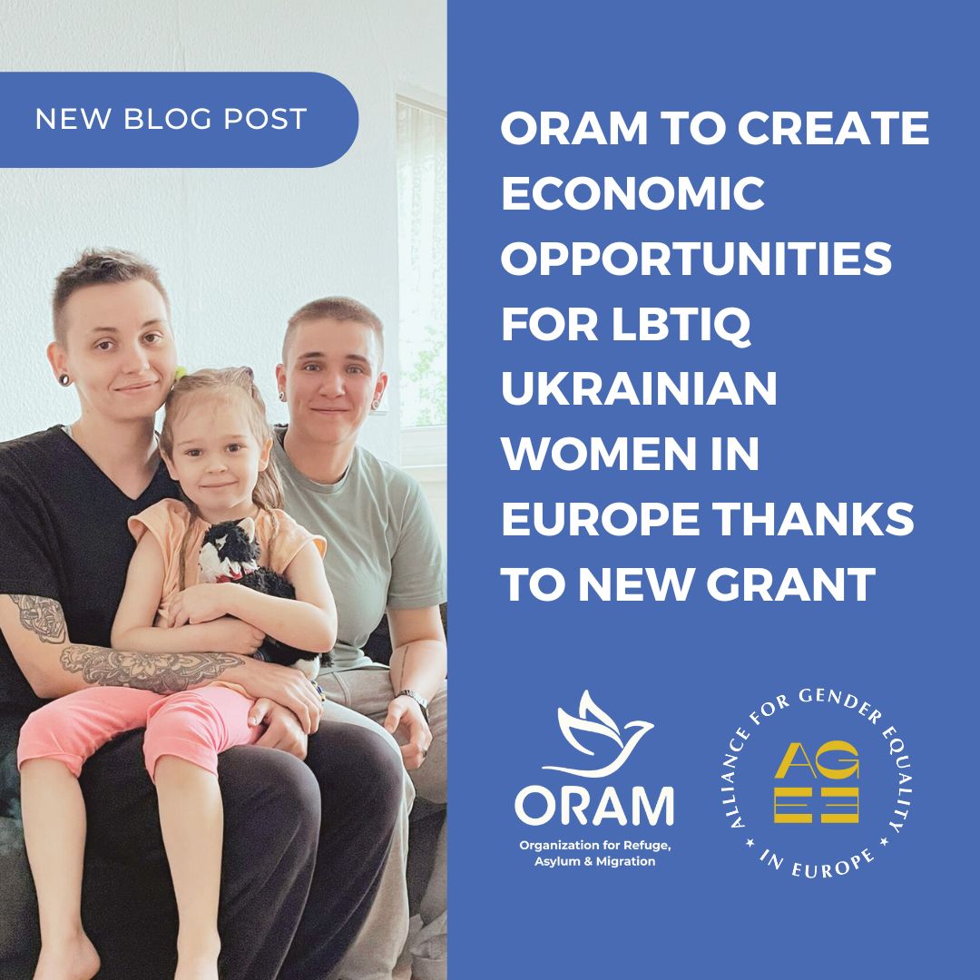 ORAM is expanding its proven economic empowerment initiatives to Europe for the first time ever, thanks to a generous grant from The Alliance for Gender Equality in Europe (AGEE)!

#LGBTQWomen #LGBTQRefugees #AGEE #UkraineWomen #EmpowermentInEurope 🌟