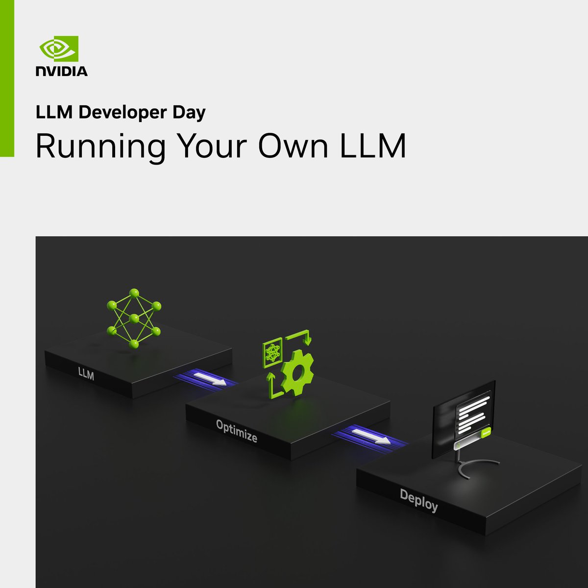 📣 Calling all Developers: Build production-grade LLMs with NVIDIA experts at #LLM #Developer Day 📣 📆 November 17 ➡️ Register for free: nvda.ws/3Ssez1e