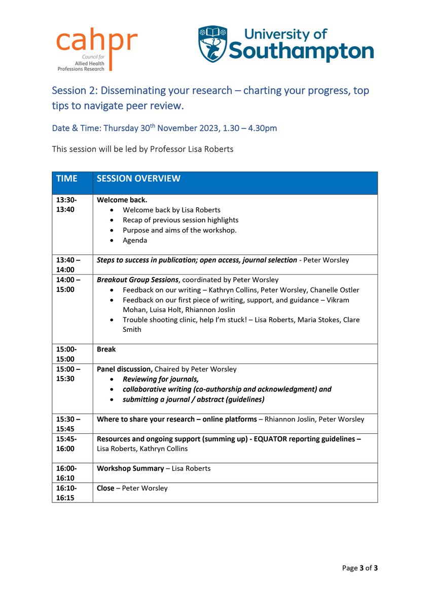 OfficialCAHPR's tweet photo. EVENT:

Disseminating your research – charting your progress, top tips to navigate peer review:

https://t.co/s7gfiTd66t https://t.co/DweNvnedzK
