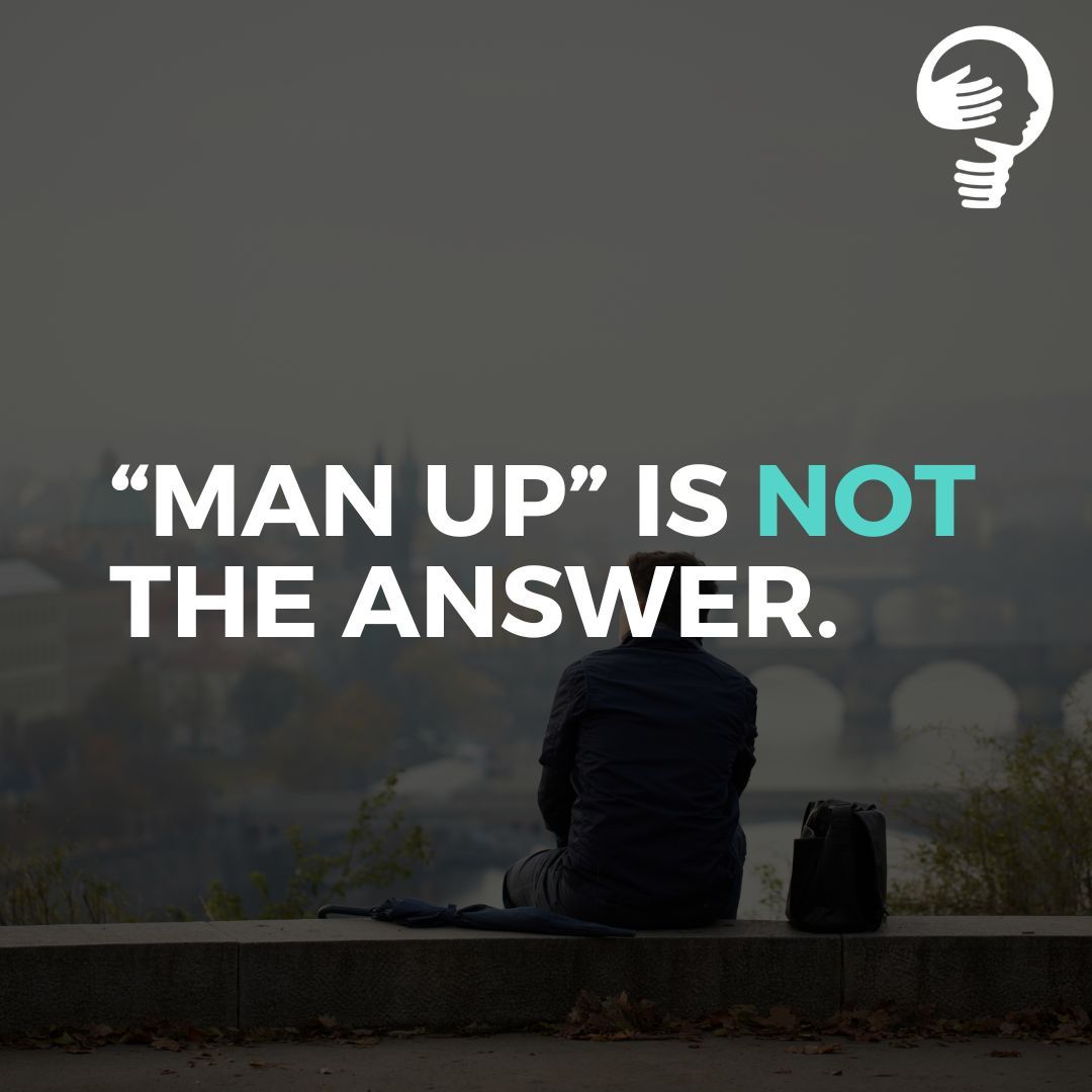 The truth is, bottling up your feelings and suppressing your mental health can have negative consequences. That's why it's so important that we reject the harmful "man up" rhetoric and instead encourage men to seek help when they need it 🖤 

#mensmentalhealth #movember