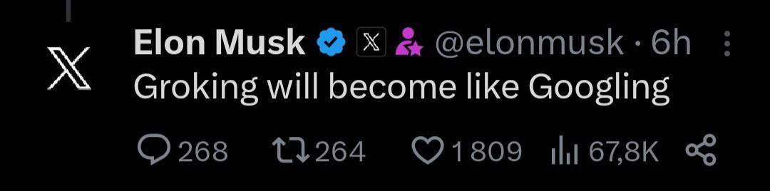 PsychosCalls's tweet image. If by potato you meant #GROK ?

That's Elon's newest AI baby