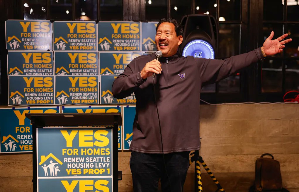 HDCSeaKC's tweet photo. Yesterday's Seattle Housing levy victory is a pivotal win for affordable housing. It showcases Seattle voters’ collective resolve to address the housing crisis and sustain critical funding to expand and preserve affordable homes for those in need.  It took a village!!! https://t.co/ETmuPVgENi